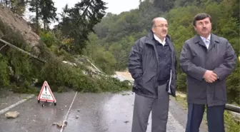 Trabzon'da Yağış Hayatı Olumsuz Etkiliyor