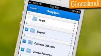 Dropbox, Touch Id'yi Destekliyor