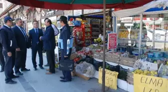 Tokat'ta Kaldırım İşgaline Karşı Çalışma Başlatıldı