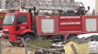 Nusaybin Polis, Yangın Söndürmeye Giderken Kaza Yapan İtfaiye Aracını Bağladı