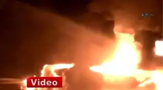 Tanker Yangını Korkuttu