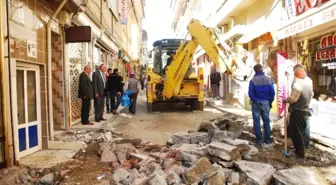 Tosya'da Parke Çalışmaları Aralıksız Sürüyor