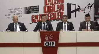 CHP'den 'Kalemi Kırılan Gazeteciler Raporu'