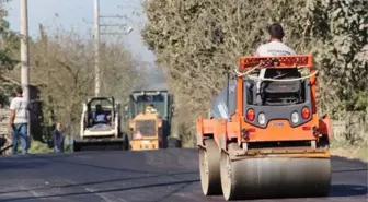 Gölkent Yolu'na Yol Asfaltlama Çalışmaları Devam Ediyor