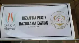 Hizan'da Proje Hazırlama Eğitimi Sona Erdi