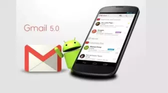 Yeni Tasarımı ile Gmail 5.0, Google Play'de