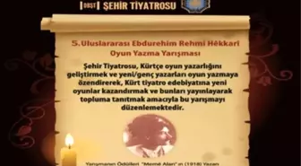 5. Kürtçe Oyun Yazma Yarışması Başlıyor 