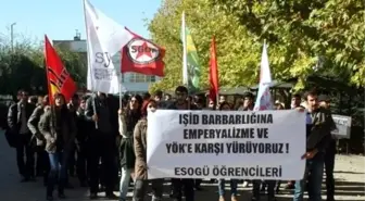 Eskişehir'de YÖK Protestosu