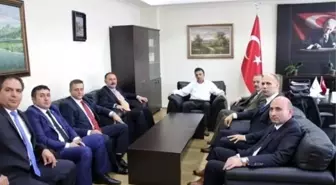 Mehmet Öz, Genel Sekreter Uyanık'ı Ziyaret Etti