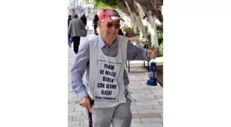 82'lik Aktivist 'Yolsuzluklara Dikkat' Çekmek İçin Yürüdü