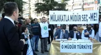 Müdür Atamalarına Skeçli Protesto