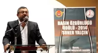 Gazeteci Soner Yalçın'a Basın Özgürlüğü Ödülü