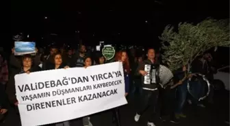 6 Bin Zeytin Ağacının Kesilmesi Kolin Şirketi Önünde Protesto Edildi