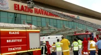 Elazığ Havalimanı'nda Yangın Tatbikatı
