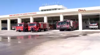 Elazığ Havalimanında Yangın Tatbikatı