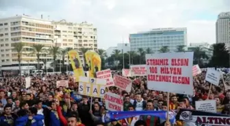 İzmir'de 5 Takımın Taraftarından Stat Eylemi