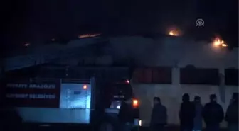 Bayburt'ta Kereste Atölyesinde Yangın
