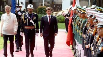 Başbakan Davutoğlu, Filipinler'de