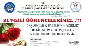 Çayeli'nde 'Eş Seçimi ve Evliliğe Hazırlık' Semineri Basına Kapatıldı