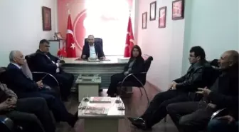 Başkan Özgüven'den MHP'ye Ziyaret