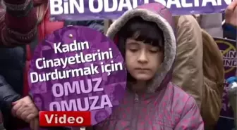 Taksim'de Kadınlardan 'Cinayeti Durduracağız' Eylemi