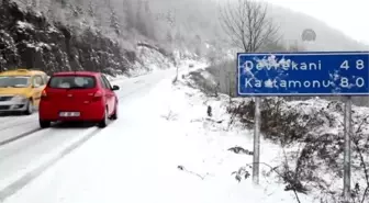 Kastamonu'da Kar Yağışı