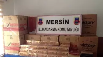 Mersin'de Kaçak Sigara Operasyonu