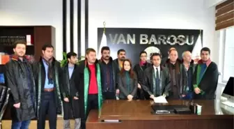 Van Barosundan 2 Avukata Gözaltı Tepkisi