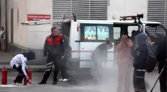 Yangın Tüpünü Arkadaşlarının Üzerine Boşalttı