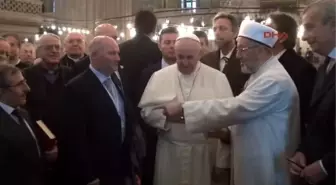 Papa Francesco'dan Sultanahmet Camii'nde Dua