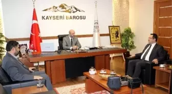 Yeşilay'dan Kayseri Barosu'na Ziyaret