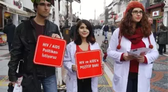 Tıp Öğrencileri HIV ve AIDS'e Dikkat Çekti