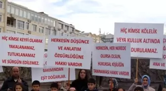 Kayseri'de Teknolojik İnsan Hakları Eylemi