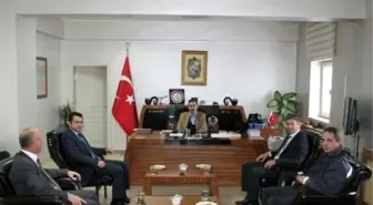 Kapıköy Gümrük Müdürü Demirdelen'den Kaymakam Çiçekli'ye Ziyaret
