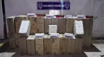 Kilis'te 28 Bin 410 Paket Kaçak Sigara Ele Geçirildi