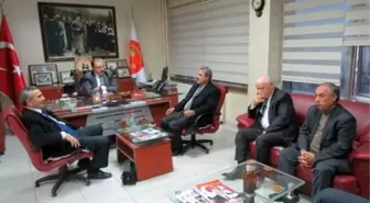 MHP'den Mesob Başkanı Keskin'e Ziyaret