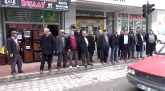 Sorgun'da Servis Şoförlerinin Alacak Eylemi