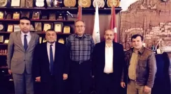 Tüm Nevşehirliler Federasyonu Başkanı Şen, Ünver'i Ziyaret Etti