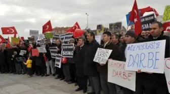 Kayseri Adalet Sarayı Önünde 'Basın Özgürlüğü' Nöbeti