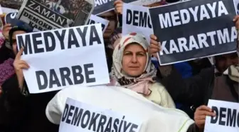 Konya Adliyesi Önünde 'Demokrasi Nöbeti'