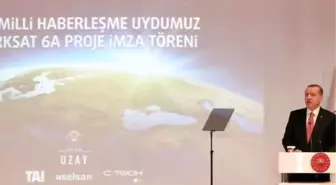 Türksat 6a Haberleşme Uydusu Projesi İmza Töreni