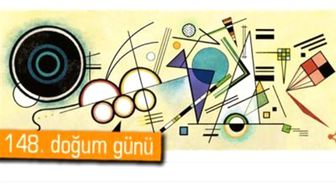 Google'dan Wassily Kandinsky Doodle'ı