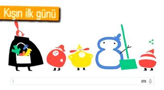 Google'dan 'Kış Gündönümü' İçin Doodle