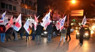 Trafiği Kapatan Gruba Polis Müdahalesi