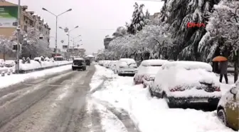 Makedonya'da Yoğun Kar Yağışı Hayatı Felç Etti