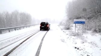 Kastamonu'da Kar Yağışı, Etkisini Artırarak Devam Ediyor