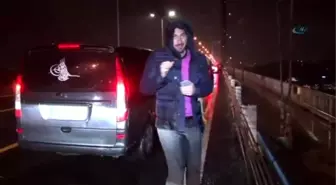 Dondurucu Soğukta Boğaziçi Köprüsü'nde Yeni Yıl Coşkusu