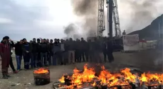 Petrol Sahasında İşçi Direnişi 3'üncü Günde