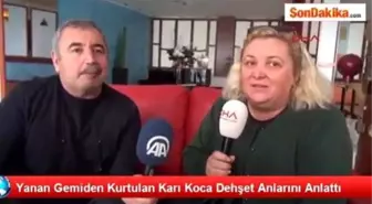 Yanan Gemiden Kurtulan Karı Koca Dehşet Anlarını Anlattı