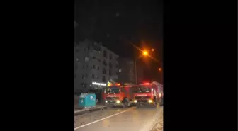 Yangın Çıkan 4. Kattaki Evden Atladı, Yaralandı